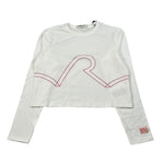 Replay Shirt Girocollo tinta unita Bianco per Bambina SG7147 BIANCO REPLAY 