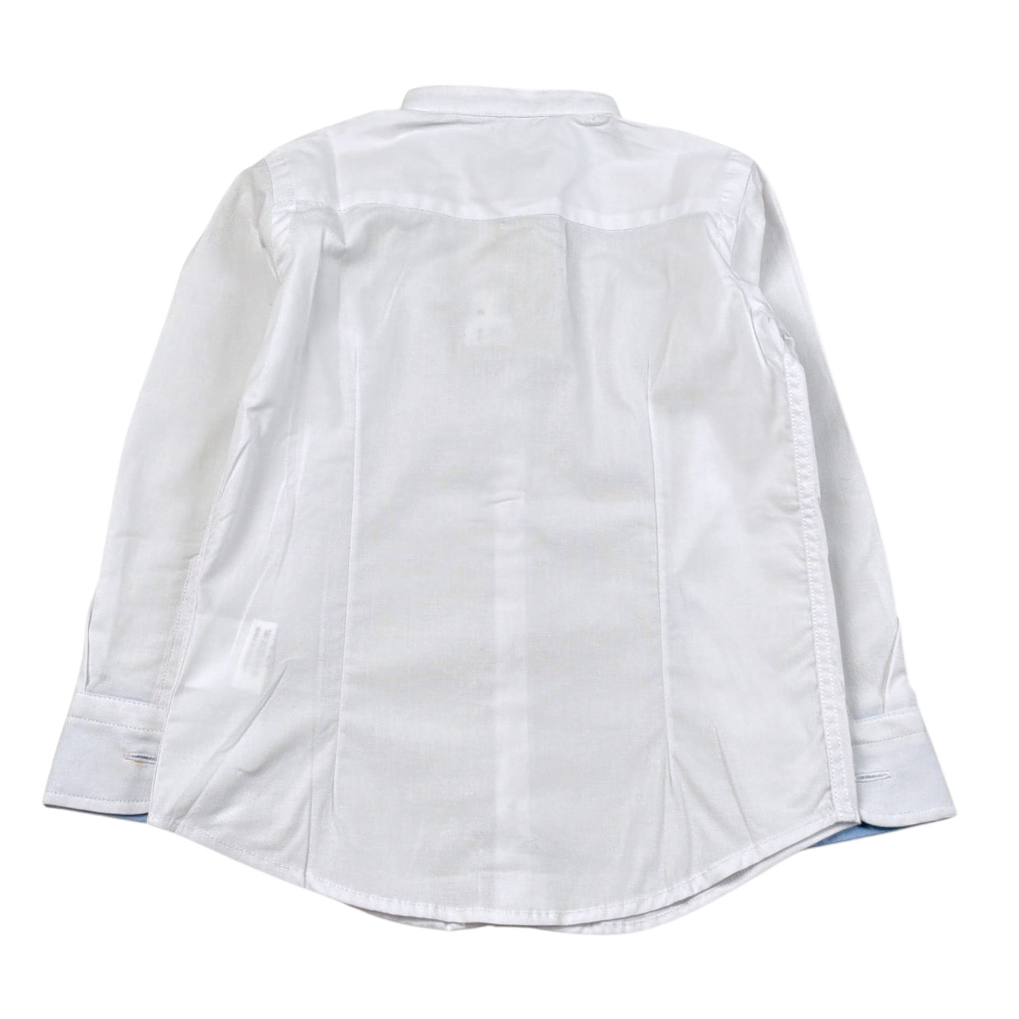 Ronnie Kay Camicie tinta unita con Colletto Coreano Bianco per Neonato RK1333N BIANCO RONNIE KAY 