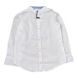Ronnie Kay Camicie tinta unita con Colletto Coreano Bianco per Neonato RK1333N BIANCO RONNIE KAY 