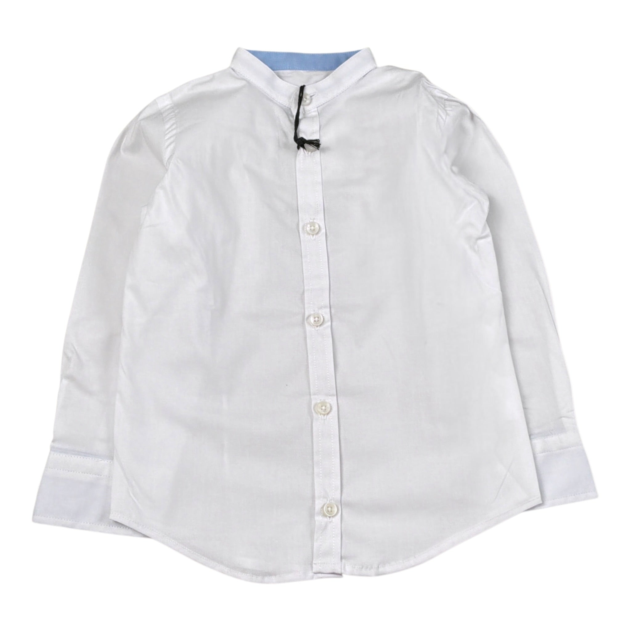 Ronnie Kay Camicie tinta unita con Colletto Coreano Bianco per Neonato RK1333N BIANCO RONNIE KAY 