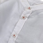 Ronnie Kay Camicie tinta unita con Colletto Coreano Bianco per Neonato RK1641 BIANCO RONNIE KAY 