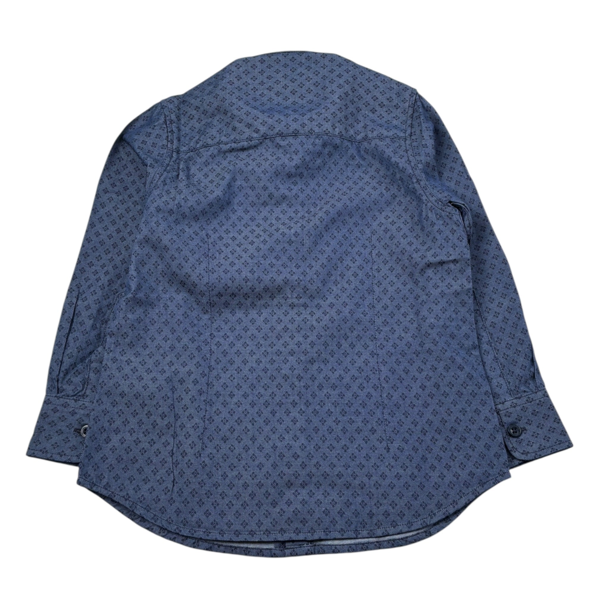 Ronnie Kay Camicia tinta unita con Fantasia Blu per Bambino RK1961 BLU RONNIE KAY 