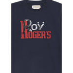 Roy Roger'S Shirt tinta unita con Stampa Blu per Bambino RF104X BLU ROY ROGER'S 