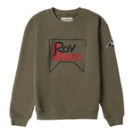 Roy Roger'S Felpa tinta unita Girocollo Verde per Bambino RF137 VERDE ROY ROGER'S 