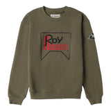 Roy Roger'S Felpa tinta unita Girocollo Verde per Bambino RF137 VERDE ROY ROGER'S 
