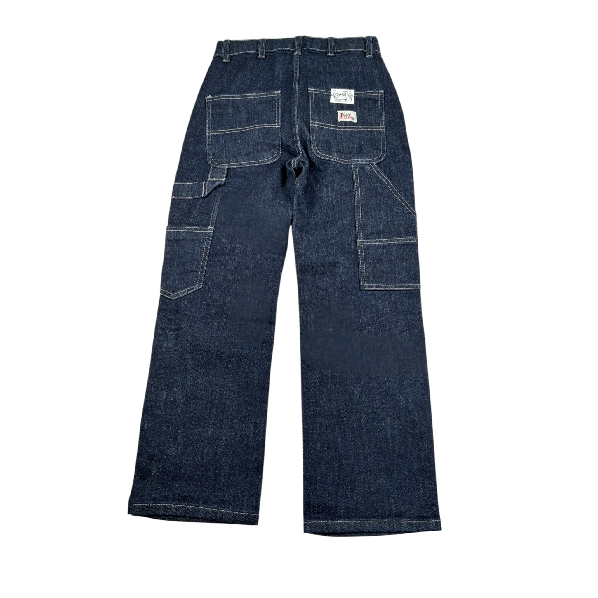 Roy Roger'S Jeans tinta unita con Girovita Regolabile Blu per Bambino RF147 BLU ROY ROGER'S 