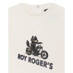 Roy Roger'S Shirt tinta unita con Stampa Bianco per Neonato RF187 BIANCO ROY ROGER'S 