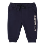 Roy Roger'S Pantalone Modello Tuta tinta unita con Stampa Blu per Neonato RF188 BLU ROY ROGER'S 