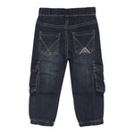 Roy Roger'S Jeans tinta unita con Elastico In Vita Blu per Neonato RF191 BLU ROY ROGER'S 