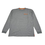 Sun68 Shirt Girocollo tinta unita Grigio per Bambino T41317 GRIGIO SUN68 