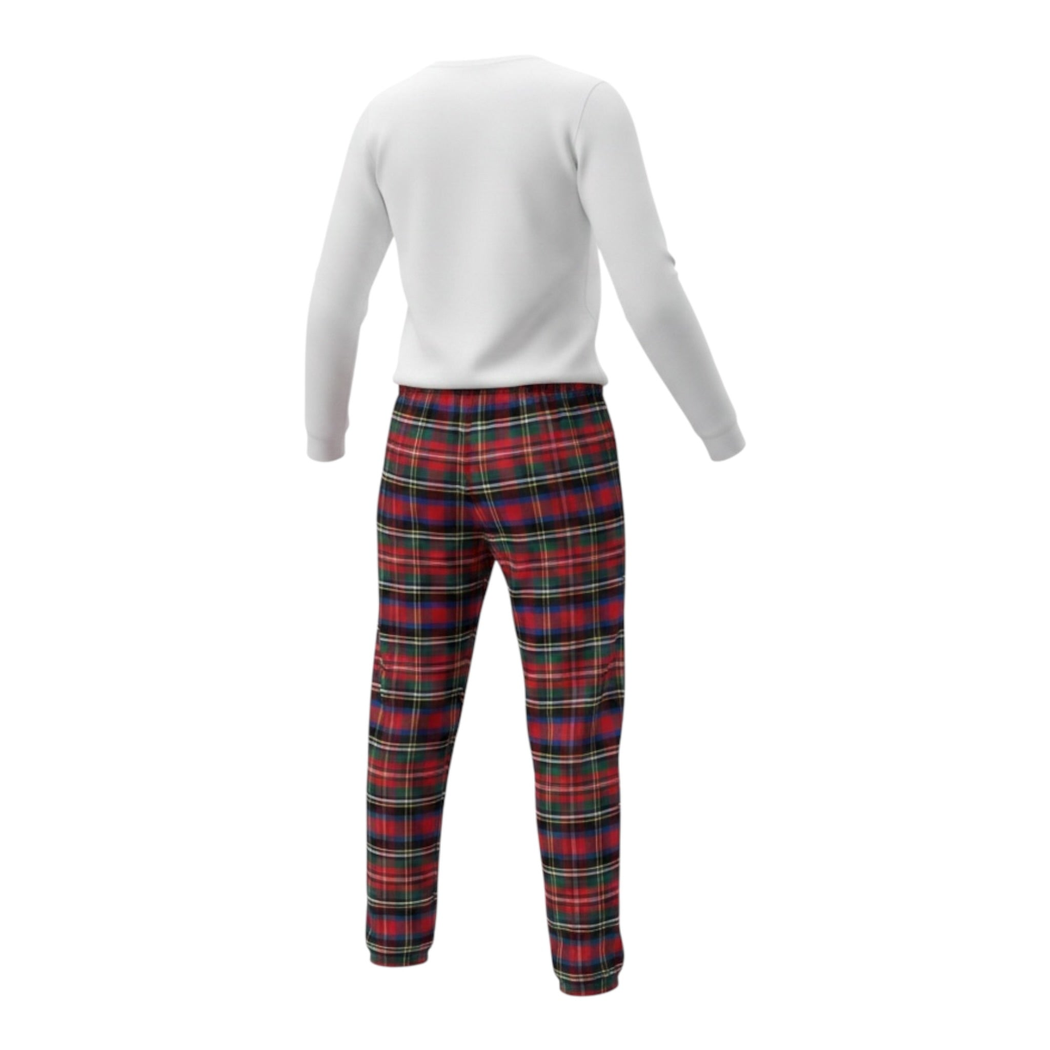 Saint Barth Completo 2Pz Pigiama Shirt-Pantalone Bianco per Bambina 01027G BIANCO SAINT BARTH 