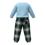 Saint Barth Completo 2Pz Pigiama Shirt-Pantalone Azzurro per Bambino 01185GJ AZZURRO SAINT BARTH 