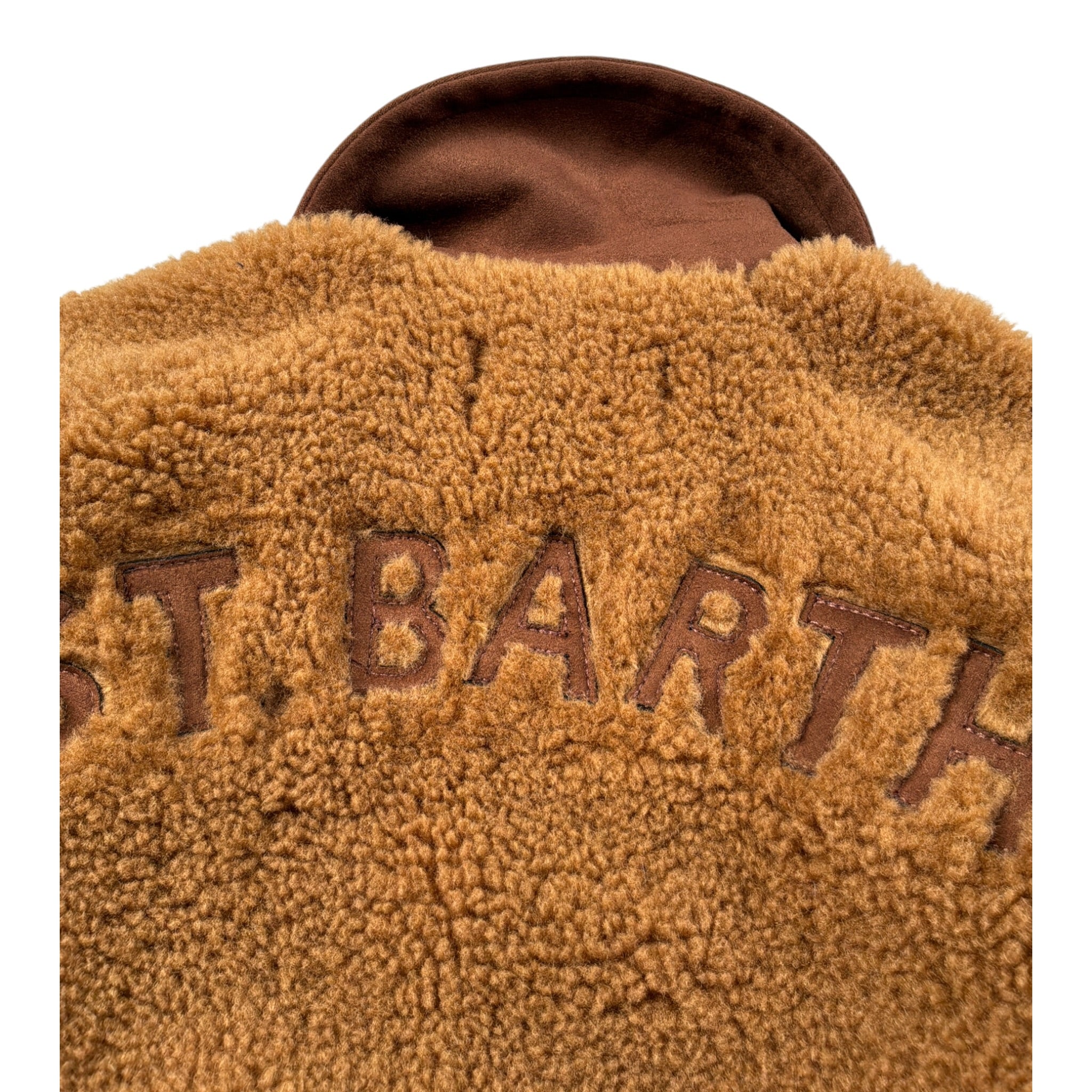 Saint Barth Giubbino Teddy tinta unita con Zip Cammello per Bambina ABELJRT CAMMELLO SAINT BARTH 
