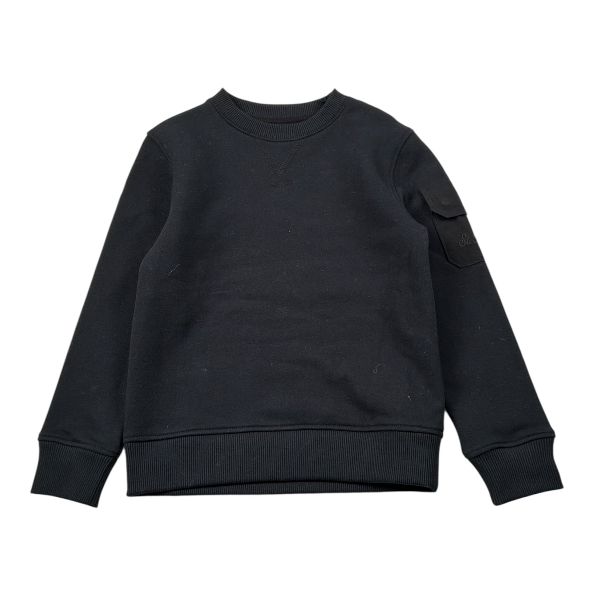 Saint Barth Felpa tinta unita Girocollo Blu per Bambino AROM BLU SAINT BARTH 