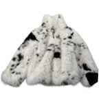 Saint Barth Pelliccia tinta unita Panna per Bambina AVELINE PANNA SAINT BARTH 