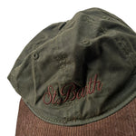 Saint Barth Cappello Modello Berretto tinta unita con Stampa Verde per Bambino BASEBALL5218 VERDE SAINT BARTH 