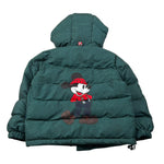 Saint Barth Giubbino tinta unita con Cappuccio Verde per Bambino BAX006J VERDE SAINT BARTH 