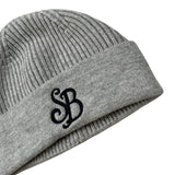 Saint Barth Cappello tinta unita con Stampa Grigio per Bambina BENJIEE GRIGIO SAINT BARTH 