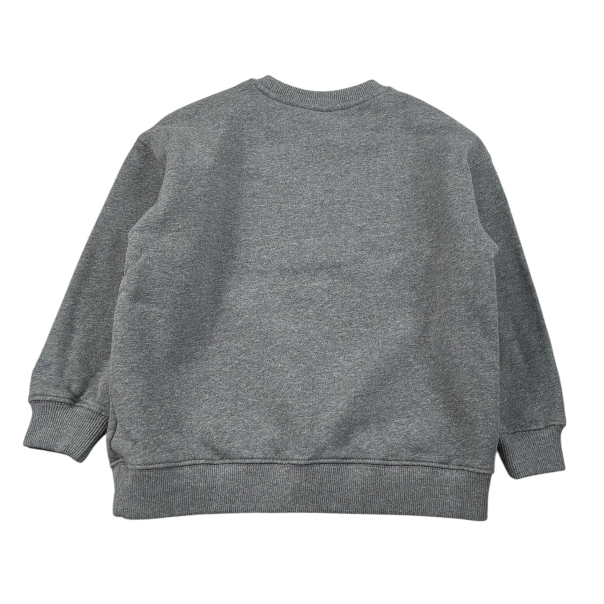 Saint Barth Felpa Girocollo tinta unita con Stampa Grigio per Bambina BRIONYB GRIGIO SAINT BARTH 