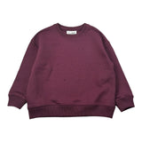Saint Barth Felpa Girocollo tinta unita con Brillantini Bordeaux per Bambina BRIONYSB44 BORDEAUX SAINT BARTH 