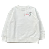 Saint Barth Felpa Girocollo tinta unita con Stampa Bianco per Bambina BRIONYSNOOPY BIANCO SAINT BARTH 