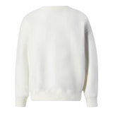 Saint Barth Felpa Chiusa Girocollo tinta unita con Stampa Bianco per Bambina BRN0002 BIANCO SAINT BARTH 