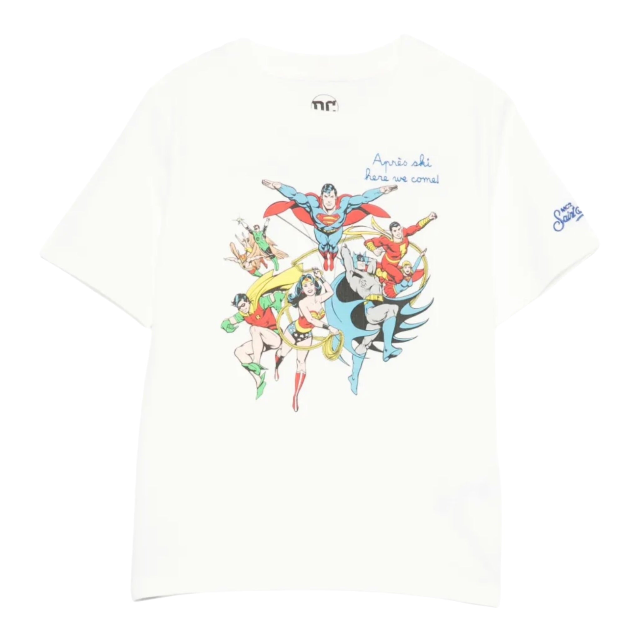 Saint Barth T-Shirt Girocollo tinta unita con Stampa Bianco per Bambino CAM000100865I BIANCO SAINT BARTH 