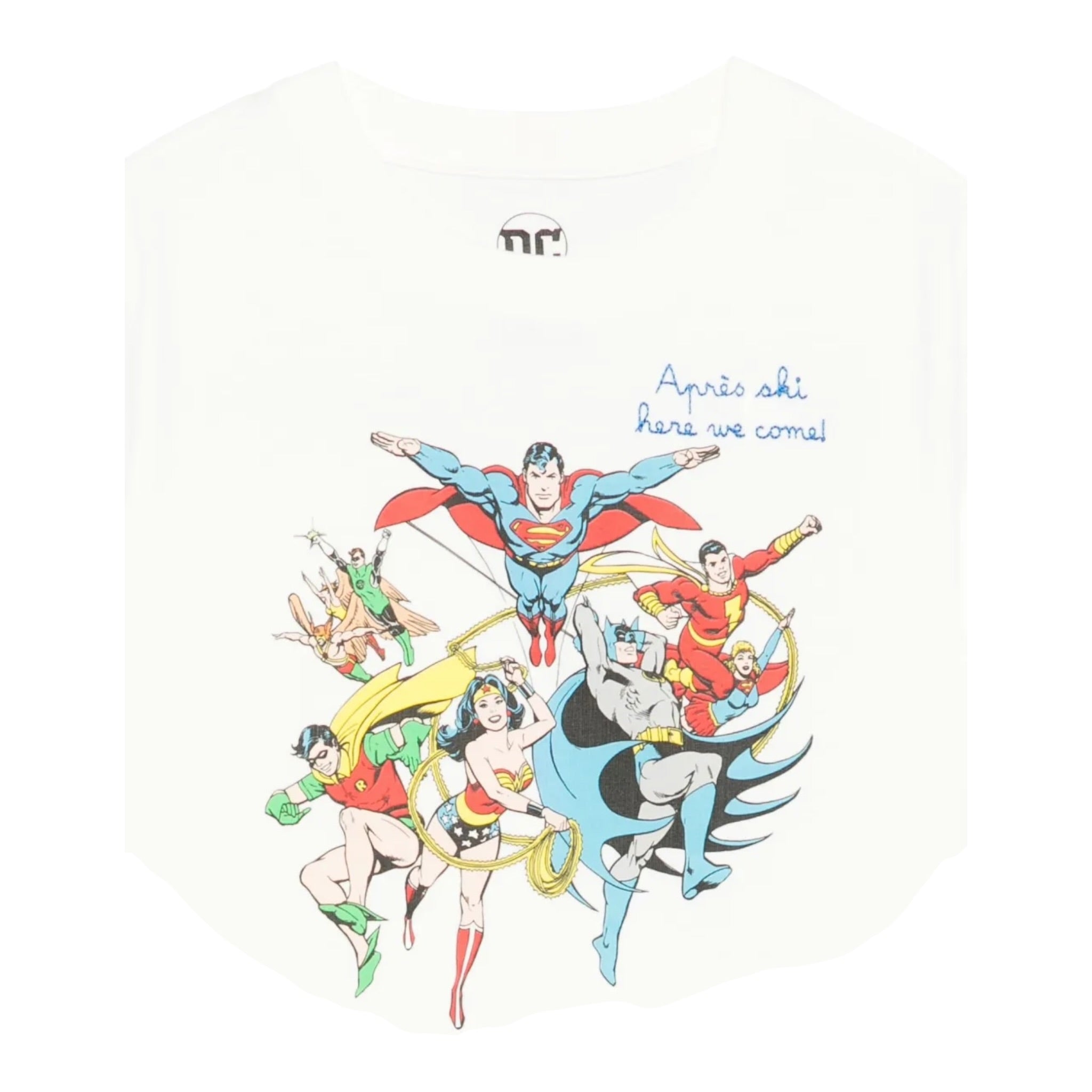 Saint Barth T-Shirt Girocollo tinta unita con Stampa Bianco per Neonato CAM0001 BIANCO SAINT BARTH 