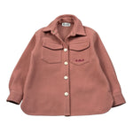Saint Barth Cappotto tinta unita con Stampe Rosa per Bambina CAMBRY ROSA SAINT BARTH 