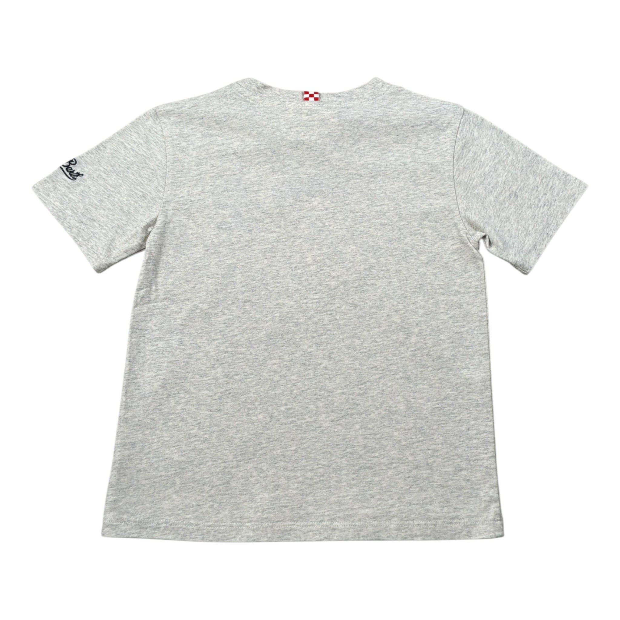 Saint Barth T-Shirt Girocollo tinta unita con Stampa Grigio per Bambino CAMERON GRIGIO SAINT BARTH 