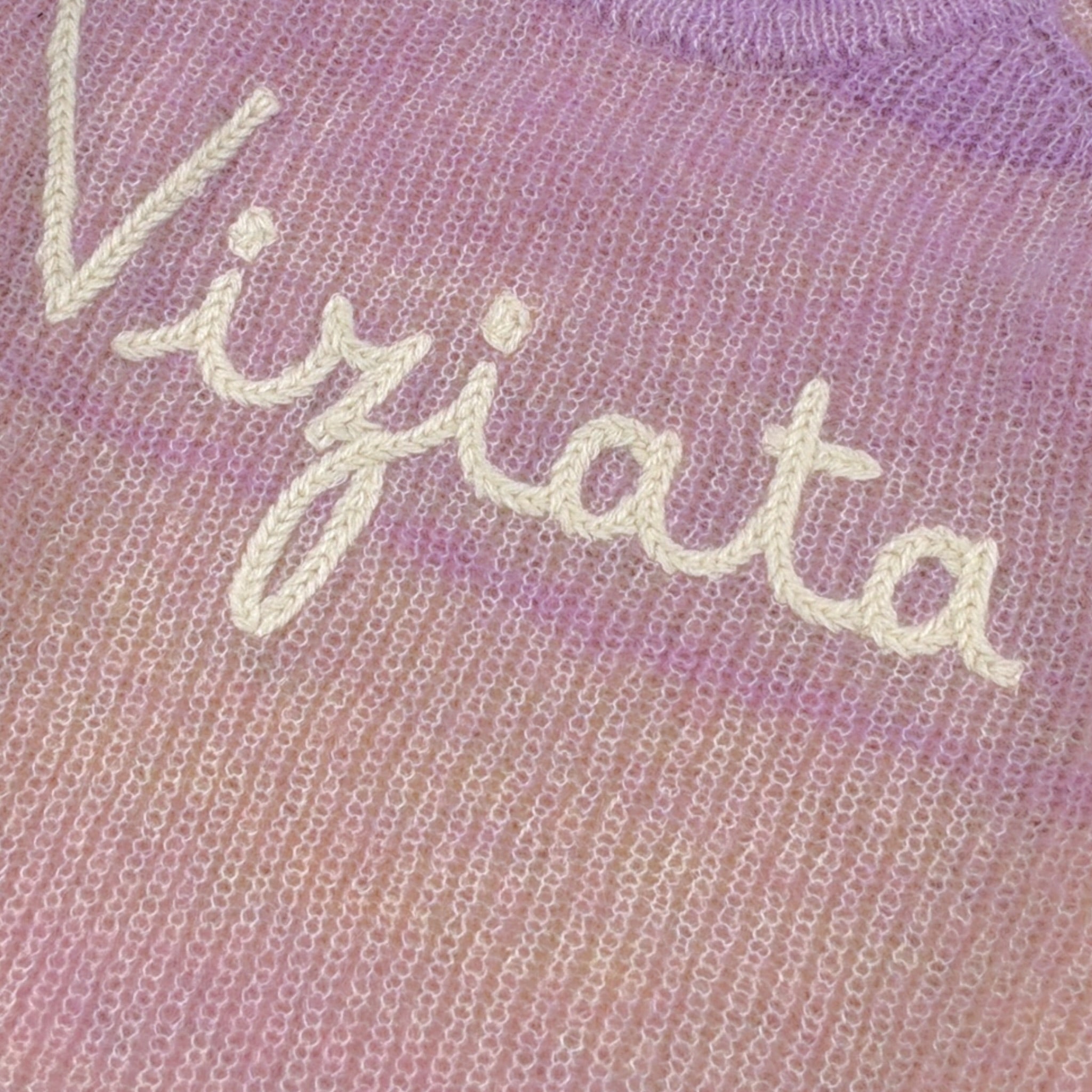 Saint Barth Maglia Girocollo tinta unita con Stampa Rosa per Bambina CELLY ROSA SAINT BARTH 