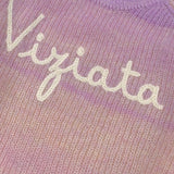 Saint Barth Maglia Girocollo tinta unita con Stampa Rosa per Bambina CELLY ROSA SAINT BARTH 