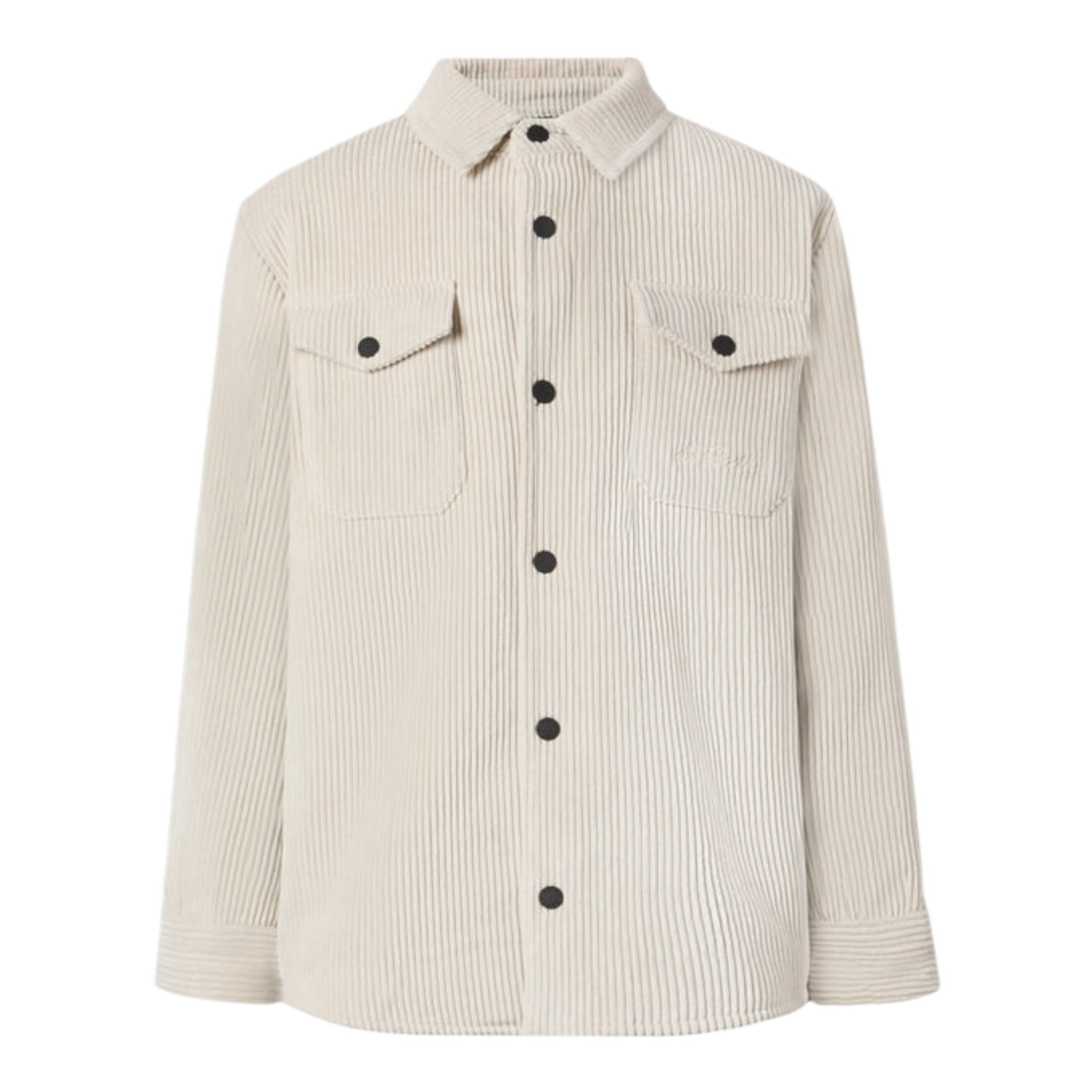 Saint Barth Giubbino Modello Camicia con Bottoni Beige per Bambino CHALET BEIGE SAINT BARTH 