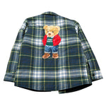 Saint Barth Giubbino Stampa Fantasia Modello Camicia Verde per Bambino CHALETJR VERDE SAINT BARTH 