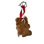 Saint Barth Portachiavi Forma Animale Marrone per Bambina CHARMFURR MARRONE SAINT BARTH 