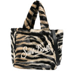 Saint Barth Borsa Fantasia Tigrata Beige per Bambina COL0033 BEIGE SAINT BARTH 