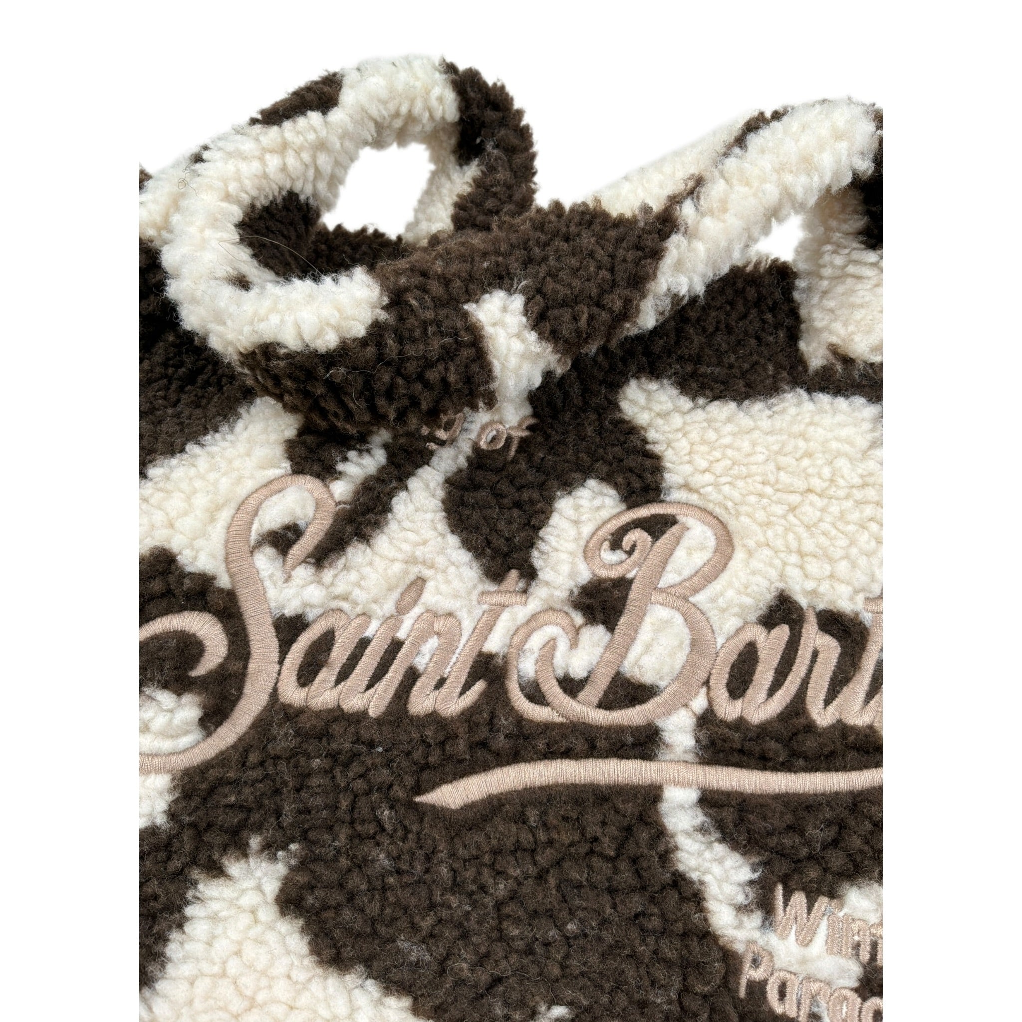 Saint Barth Borsa Fantasia Mucca Beige per Bambina COLETTE BEIGE SAINT BARTH 