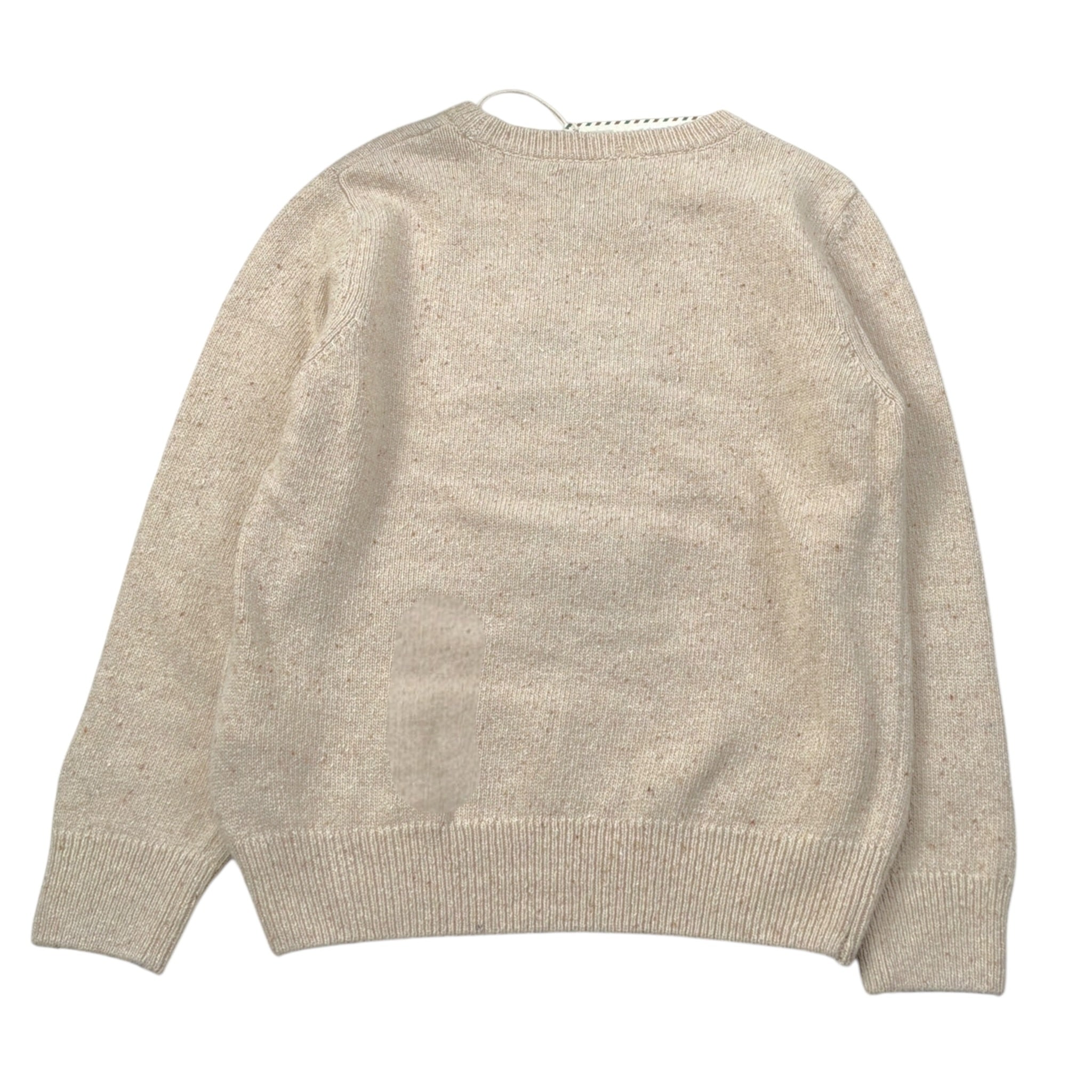 Saint Barth Maglia Girocollo con Stampa Sabbia per Bambino COUNTRY SABBIA SAINT BARTH 
