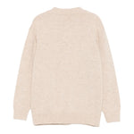 Saint Barth Cardigan tinta unita con Stampa Beige per Bambino DIY000102419I BEIGE SAINT BARTH 