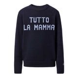 Saint Barth Maglia Girocollo tinta unita con Stampa Blu per Bambino DOU000101615L BLU SAINT BARTH 