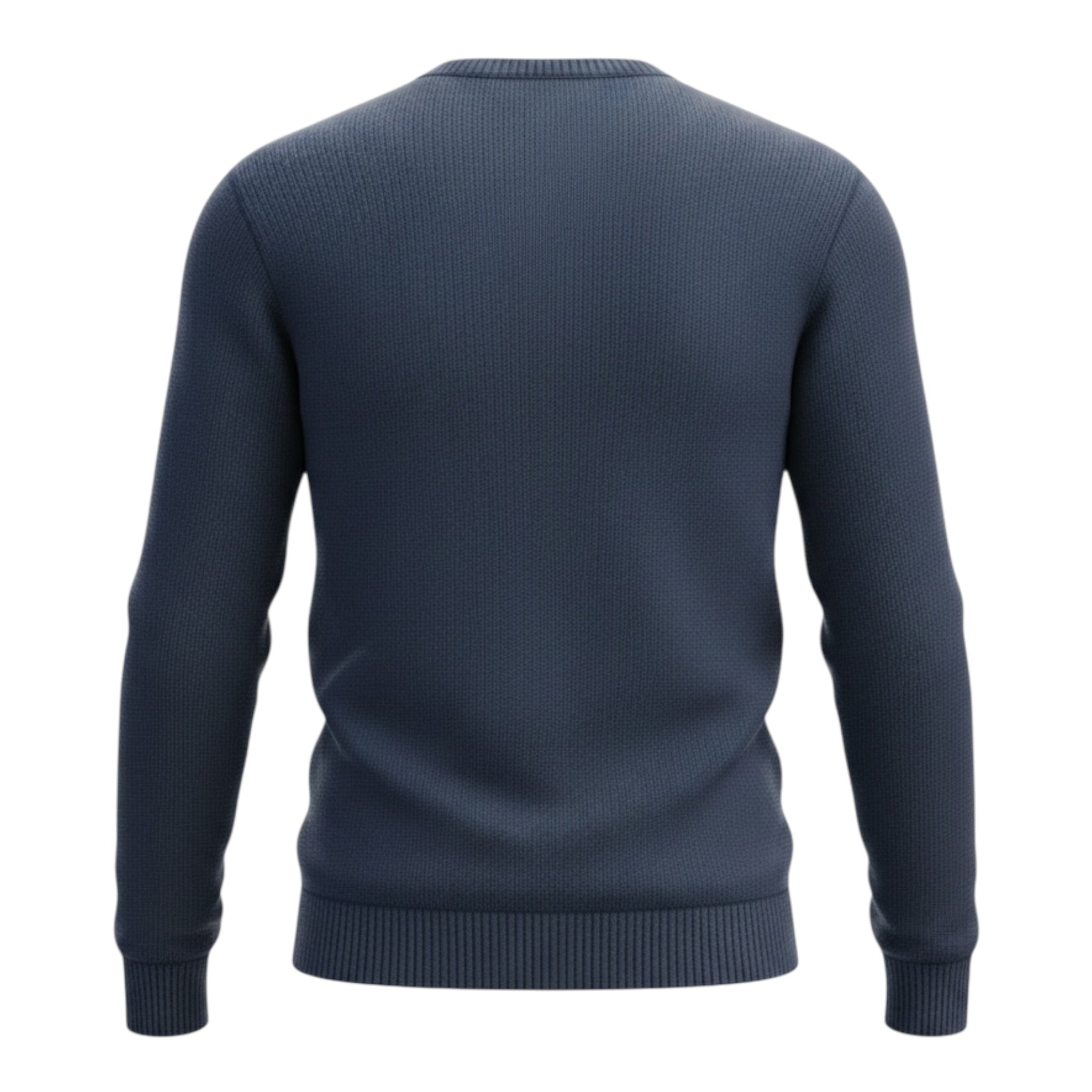 Saint Barth Maglia Girocollo tinta unita con Stampa Blu per Bambino DOU000101620I BLU SAINT BARTH 