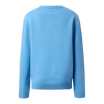 Saint Barth Maglia tinta unita con Stampa Azzurro per Bambino DOU000101635I AZZURRO SAINT BARTH 