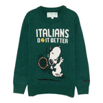 Saint Barth Maglia tinta unita con Stampa Verde per Bambino DOU000101675I VERDE SAINT BARTH 