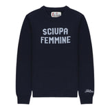 Saint Barth Maglia tinta unita con Stampa Blu per Bambino DOU000102011 BLU SAINT BARTH 