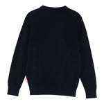 Saint Barth Maglia tinta unita con Stampa Blu per Bambino DOU000102453J BLU SAINT BARTH 