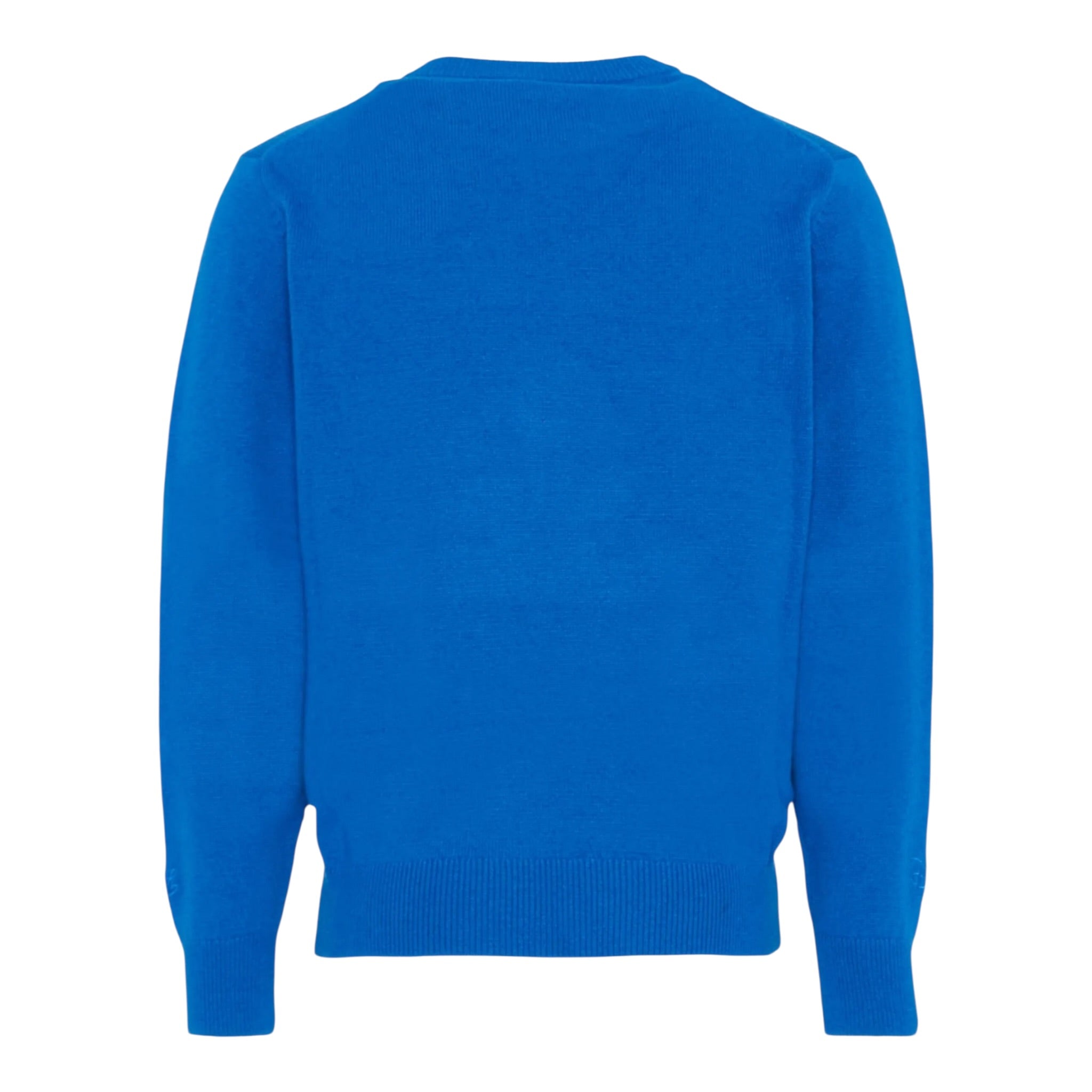 Saint Barth Maglia Girocollo Bicolore con Stampa Blu per Bambino DOU000600084I BLU SAINT BARTH 