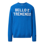 Saint Barth Maglia tinta unita con Ricamo Blu per Bambino DOUGLAS BLU SAINT BARTH 