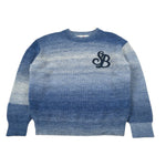 Saint Barth Maglia Girocollo con Stampa Blu per Bambina DUSK BLU SAINT BARTH 
