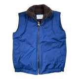 Saint Barth Giubbino Smanicato tinta unita con Zip Blu per Bambino EGAR BLU SAINT BARTH 