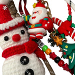 Saint Barth Portachiavi Forma Pupazzo Di Neve Bianco per Bambina FUNNYCHARMCR BIANCO SAINT BARTH 